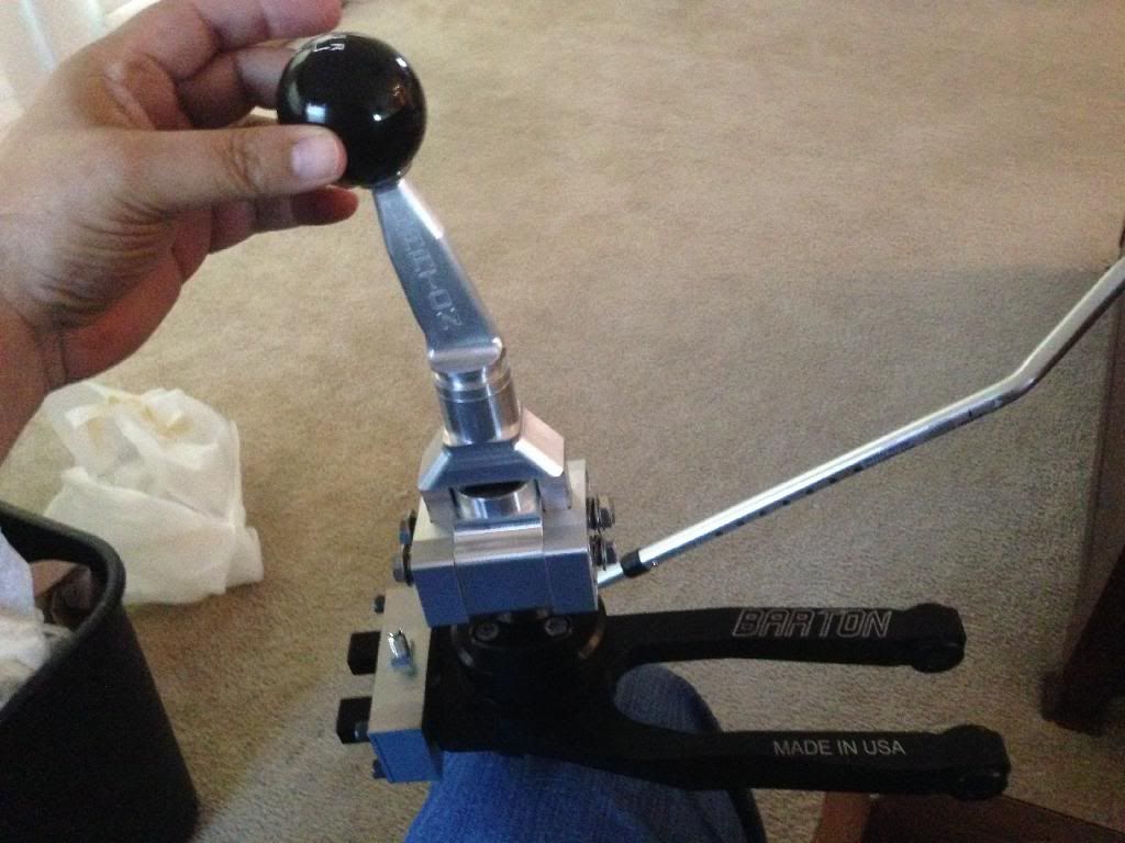 Barton Short Throw Shifter for Six Speed Challengers. (Long Read with